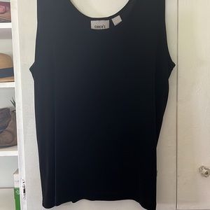 Chico’s Travelers Black Tank